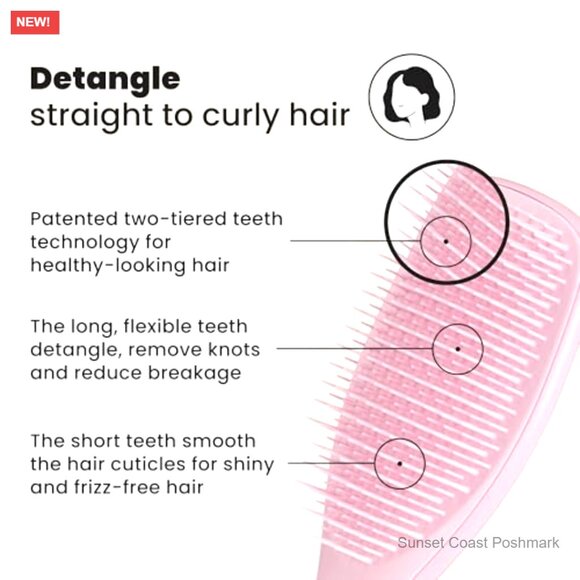 Ultimate Detangler Brush for Wet & Dry Hair, Reduces Breakage, All Hair Types main image 5
